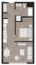 OB | Open One Bedroom A-519 floor plan